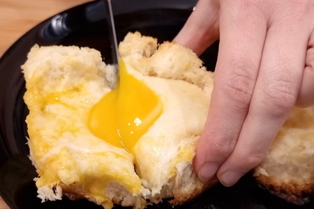 Быстрый завтрак за 5 минут из яиц и пышной булочки
