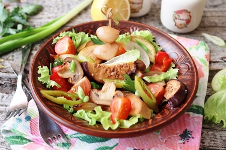 Салат из копченых овощей #блюдосизюминкой