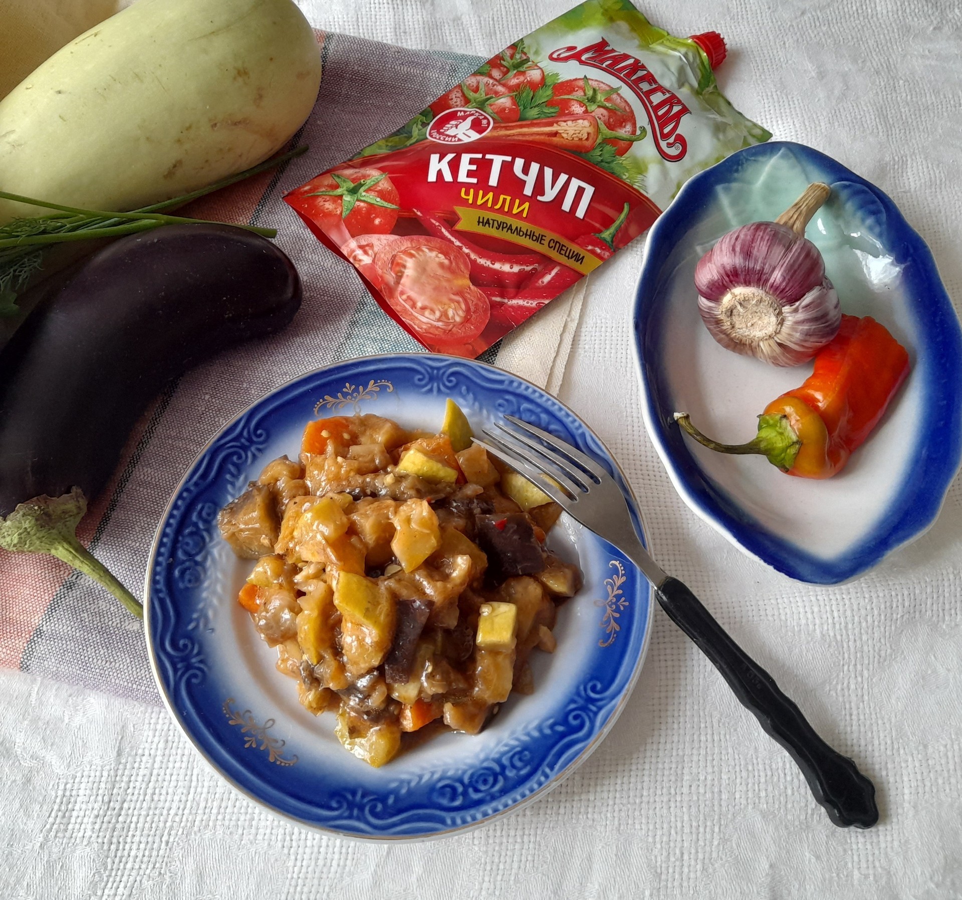 Быстрая овощная закуска