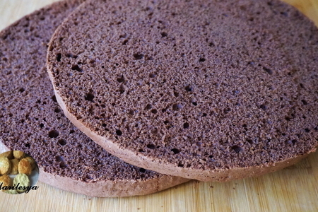 Фото к рецепту: Шоколадный бисквит с маслом, рецепт который никогда не подводит