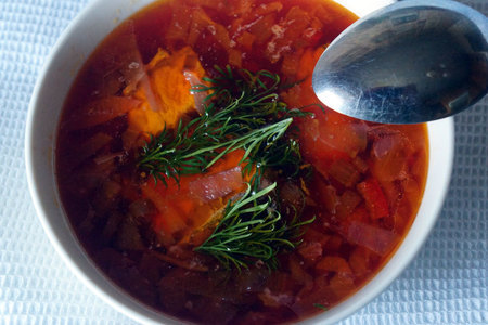 Фото к рецепту: Суп из семги с овощами