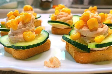 Recipe photo: Appetizer "crab salad"