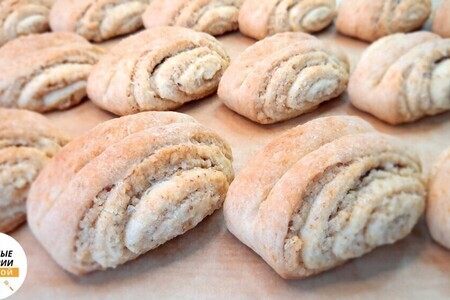 Фото к рецепту: Печенье с грецкими орехами