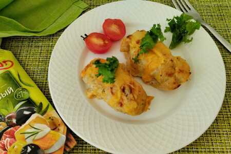 Фото к рецепту: Куриные рулетики  с томатами и сыром#махеевъ