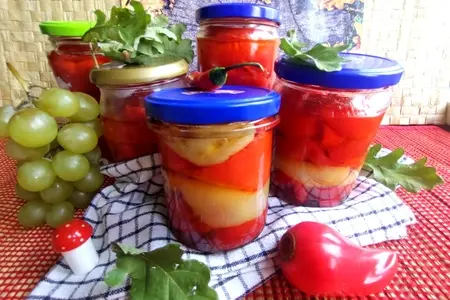 Перцы жареные на зиму