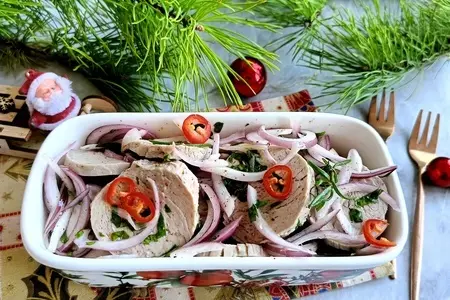 Мясная закуска "холодный шашлык"
