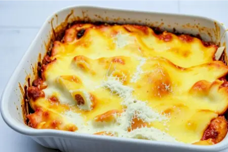 Лазанья из макарон