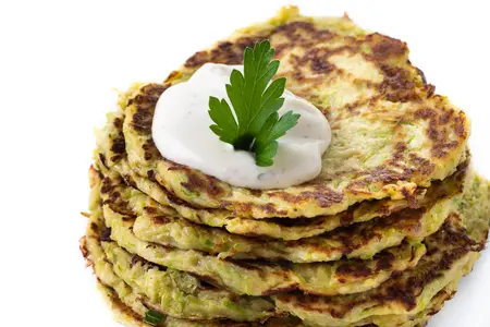 Кабачковые оладьи