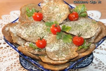 Лепешки из куриной печени с картофелем