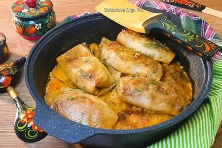 Голубцы с мясом и рисом