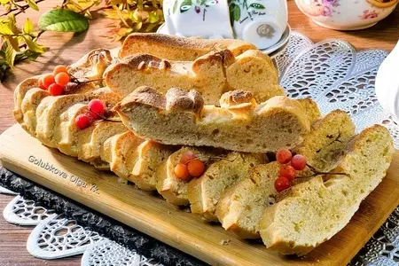 Кекс с ароматом ванили и апельсина