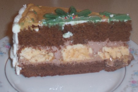 Фото к рецепту: Шоколадный торт с кремом