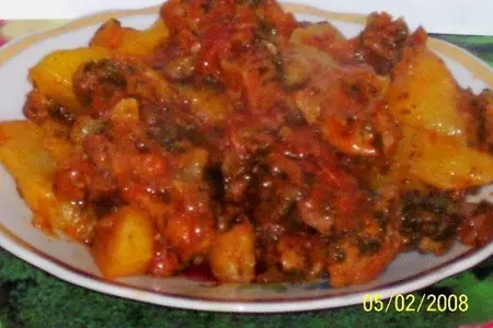 Жаркое по- домашнему с медом