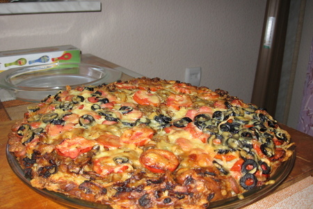 Фото к рецепту: Пицца "полли"