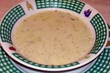 Фото к рецепту: Картофельно_молочный суп пюре