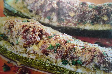Лодочки из цуккини