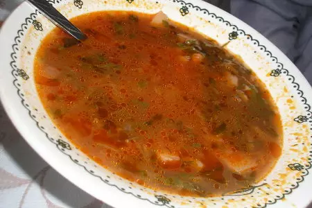 Борщ из рыбы