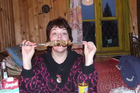 Шашлык в остром маринаде с красным луком