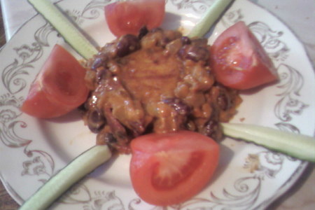 Фото к рецепту: Картофельные котлетки с овощным соусом