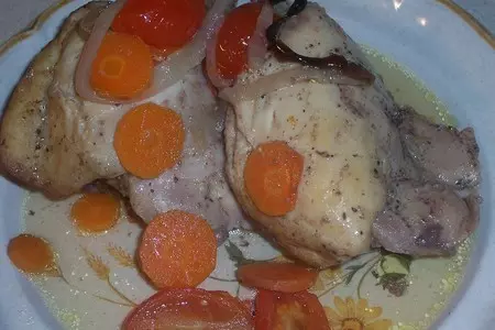 Куринные бёдрышка в пиве.