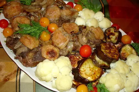 Седло барашка по-нормандски
