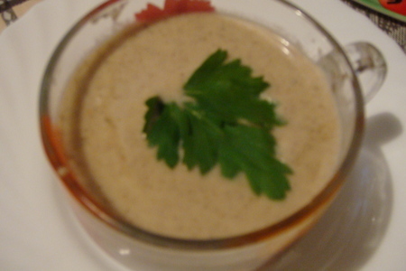 Суп-крем  из шампиньонов