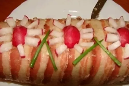 Паштет из двух видов мяса и печени
