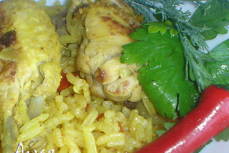 Arroz con pollo - рис с курицей