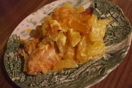 Куриные крылышки под шубой