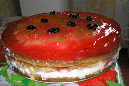 Торт-пирог "фруктовое безумство"