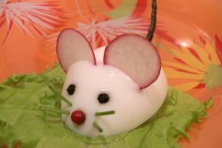 Фаршированные яйца «крысята»