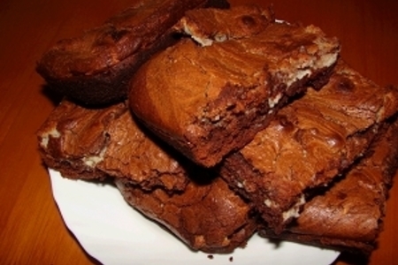 Шоколадный пирог с сыром маскарпоне