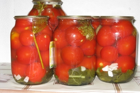 Фото к рецепту: Консервированные помидоры