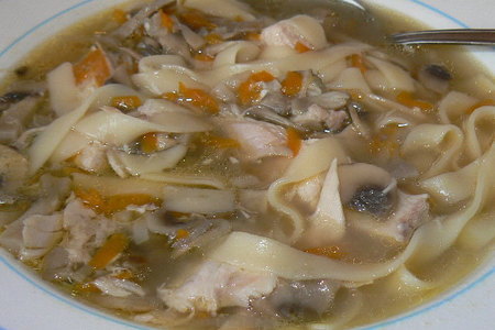 Фото к рецепту: Грибной суп