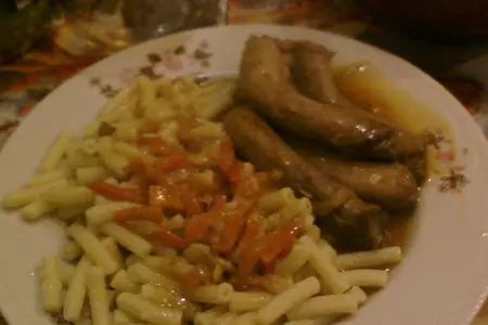 Куринные шейки в соусе