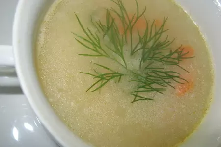 Гороховый суп с сыром