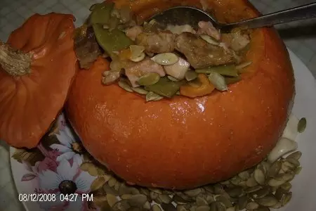 Тыквочки фаршированные