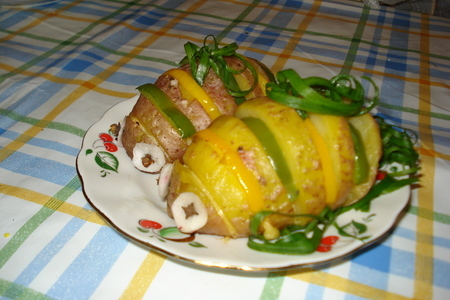 Фото к рецепту: Картофельные рыбки