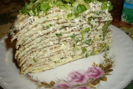 Торт закусочный "кабачковый"