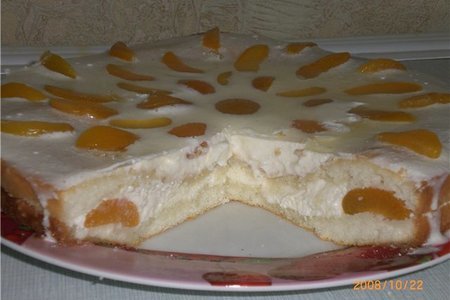 Абрикосовый торт