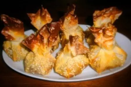 Пирожочки из теста филло