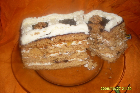 Фото к рецепту: Тортик (прощай фигура)