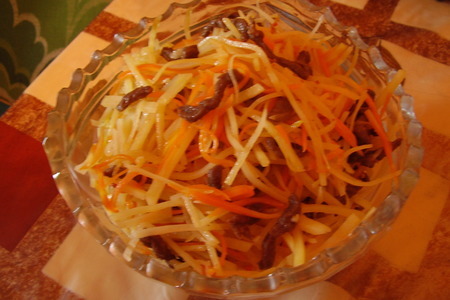 Салат любимый (по мотивам корейских салатов)