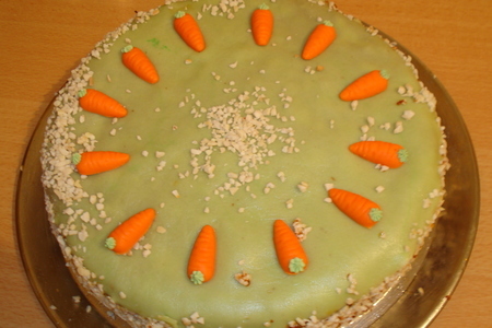 Морковный тортик "зайкины радости и печали"