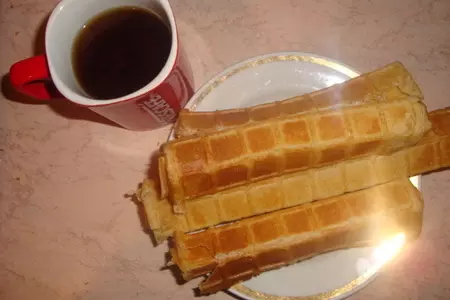 Вафли к вечерниму чаю