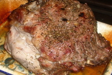 Свинина, запеченая с травами (почти по-тоскански)