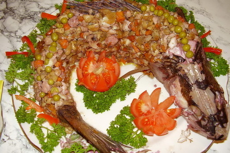 Фото к рецепту: Салат"рыбка"