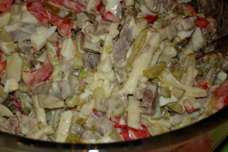 Фото к рецепту: Салат с мясом