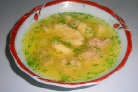 Фото к рецепту: Суп с клёцками"нежность"