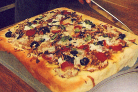 Пицца с оливками